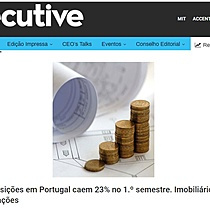 Fuses e aquisies em Portugal caem 23% no 1. semestre. Imobilirio no parou e lidera transaes